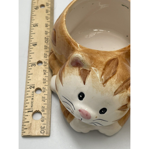 MSR Imports Kitten Vases Planters Kitschy Trinket Holder Lot Of 3 #6493 C2000 - Picture 7 of 9